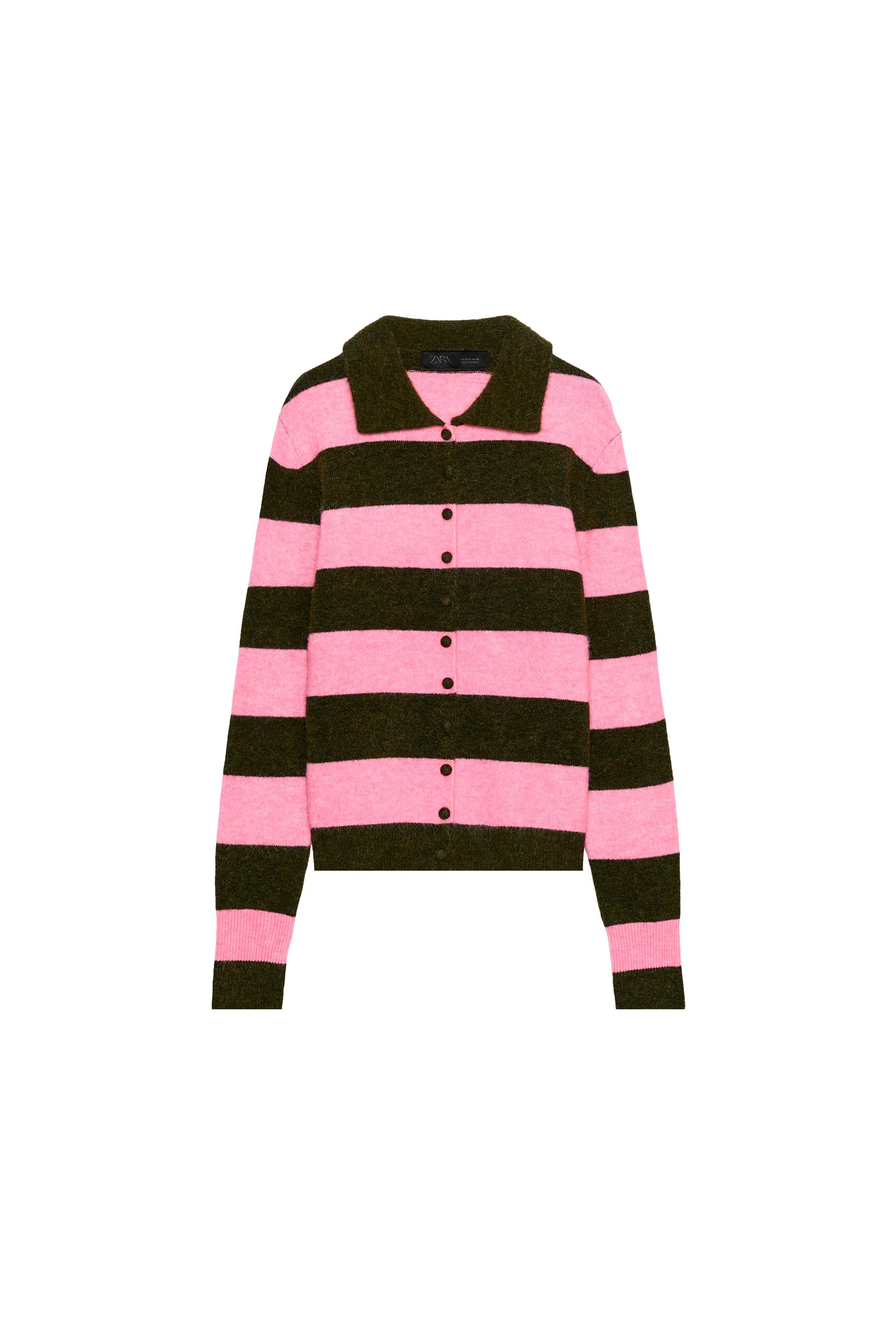 CHAQUETA POLO PUNTO RAYAS