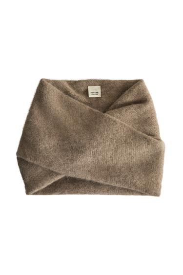 CACHE-COU CACHEMIRE - Marron / Taupe de Zara