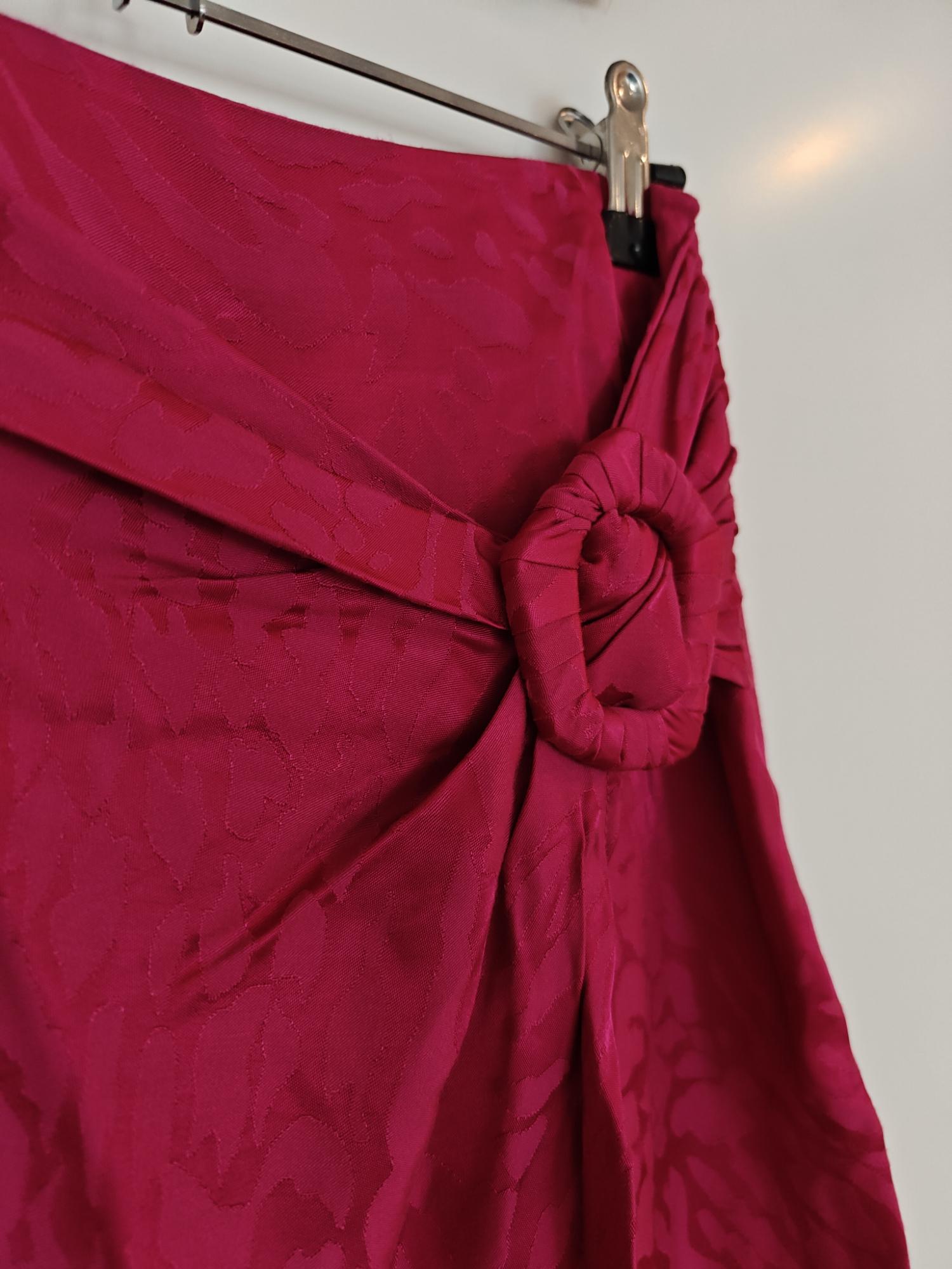 WRAP SKIRT WITH BUCKLE