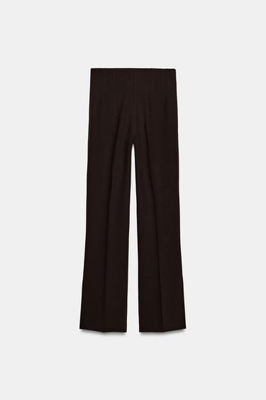 PANTALON FLARE OUVERTURES ZW COLLECTION - Marron de Zara - Image 5