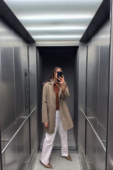 LANGE JACKE MIT KAPUZE - Khaki von Zara - Bild 0
