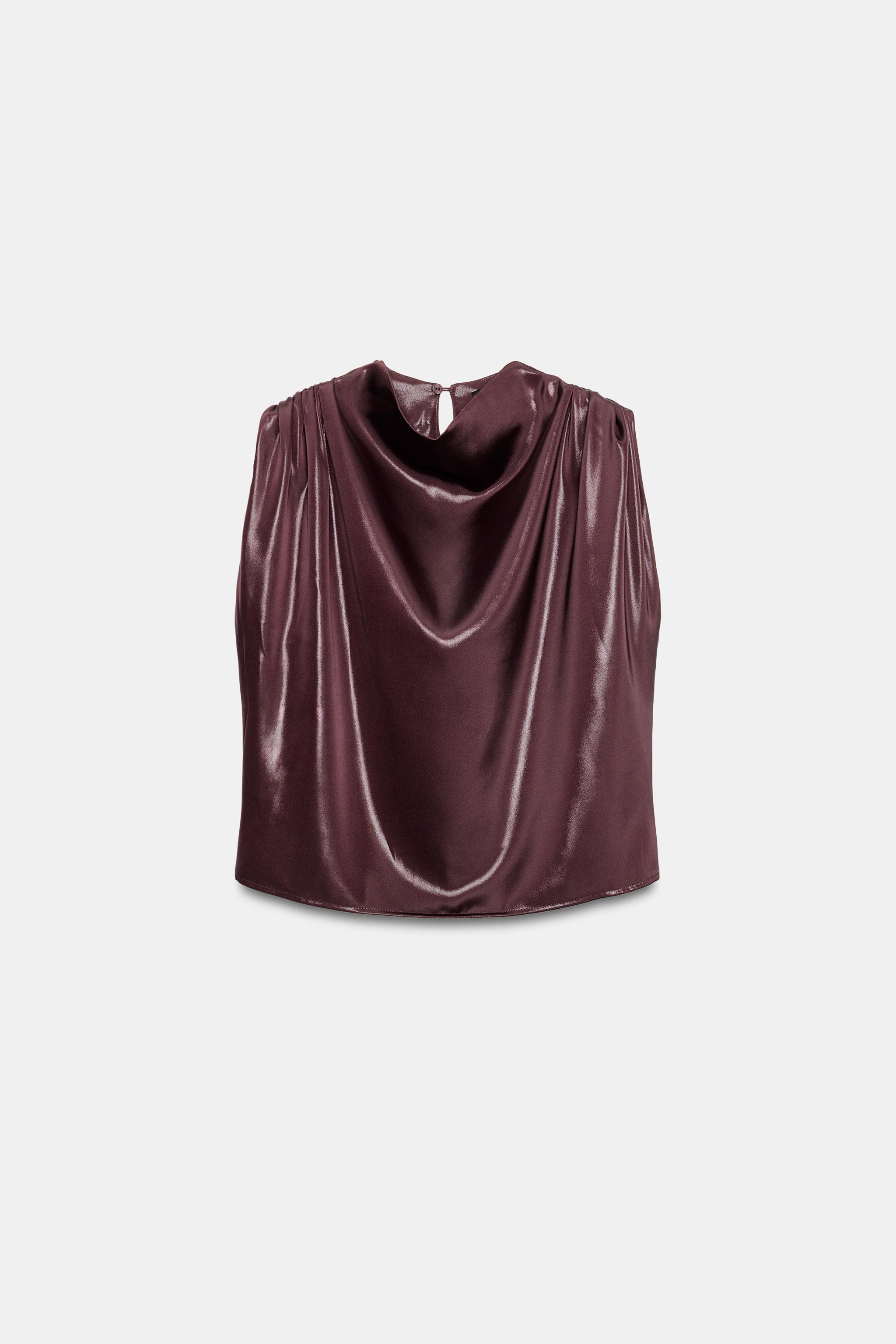 Боди, атлас — Zara — фото 6