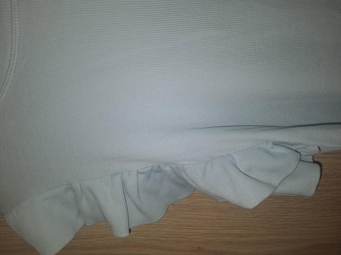 RIBBED T-SHIRT WITH RUFFLE TRIM - Image 3