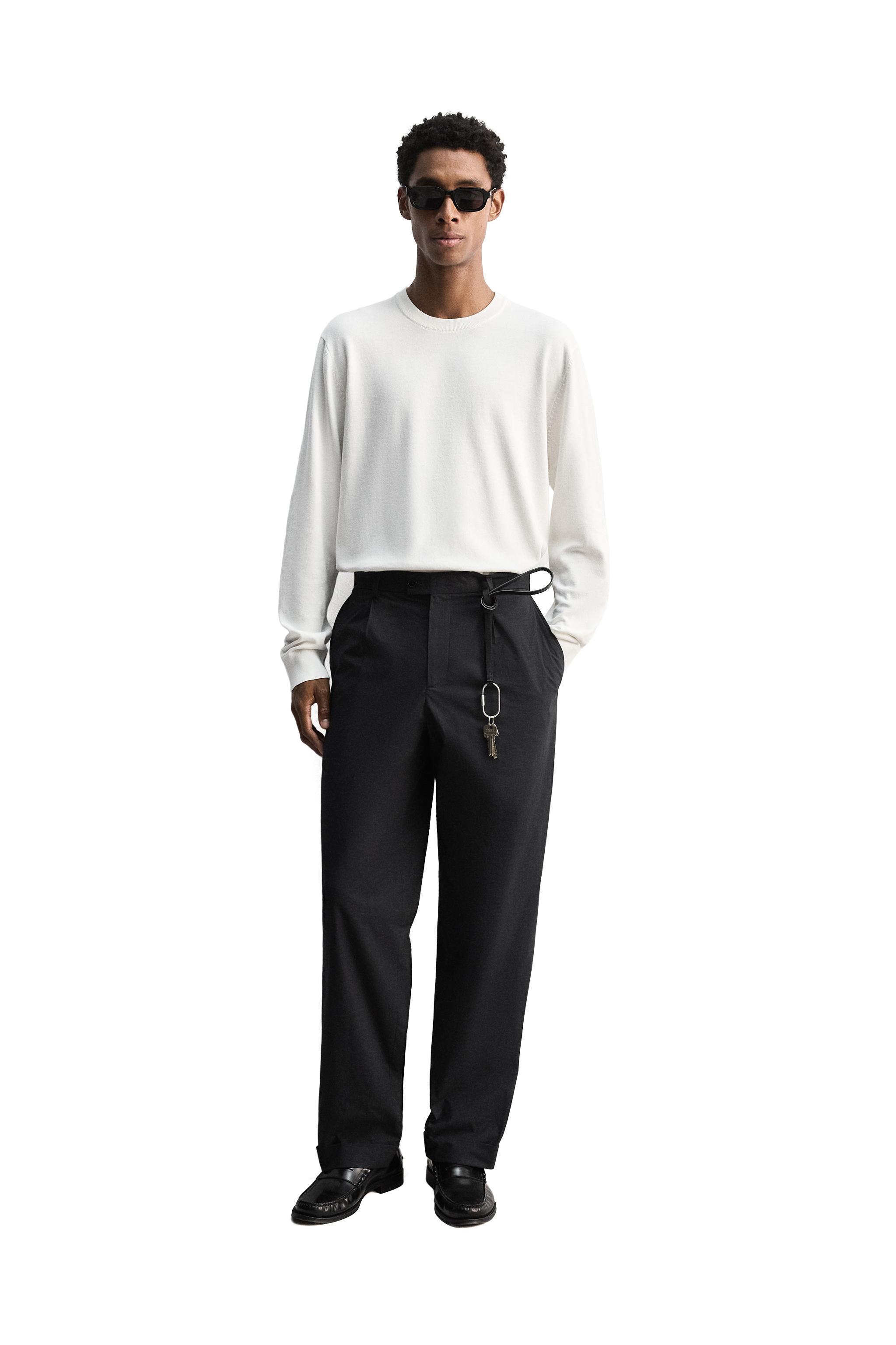 ZARA ORIGINS⭐️毛100%、スーツ上下、ウエスト調整可能、Lサイズ位 ザラのハイエンドライン「ザラ オリジンズ」でいま買うべき4
