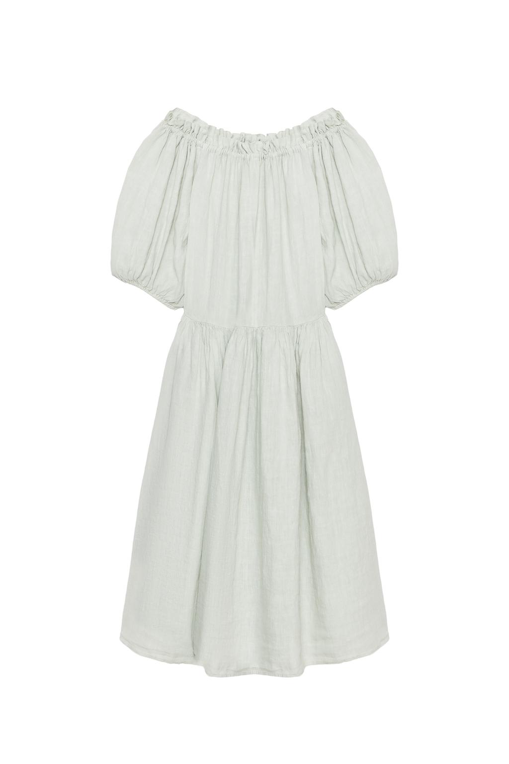 ZW COLLECTION LINEN MIDI DRESS - image 3