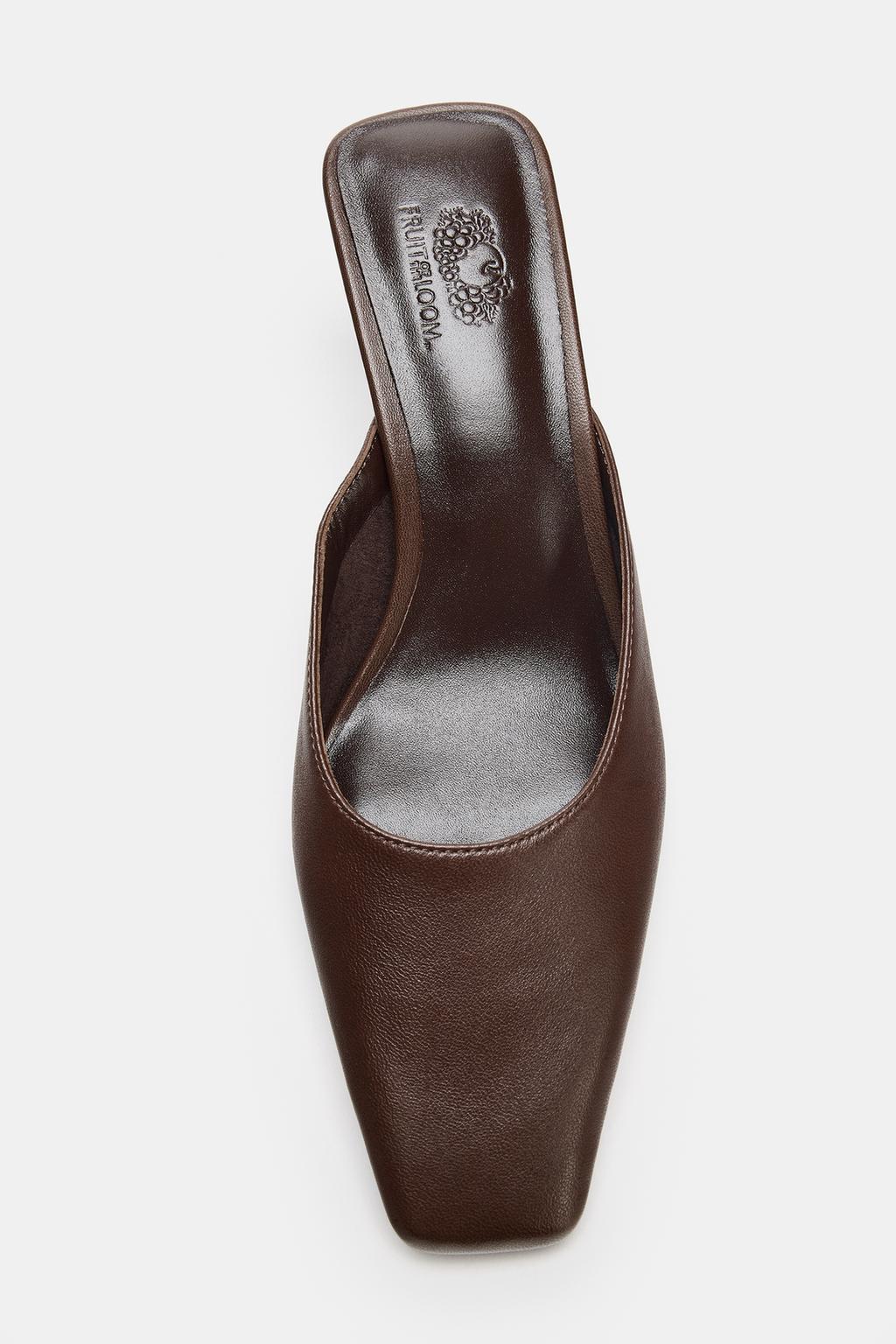 FRUIT OF THE LOOM™ LEATHER HEELED SHOES