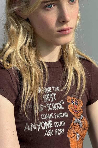 T-SHIRT THE MUPPETS ©DISNEY - Marron de Zara - Image 2