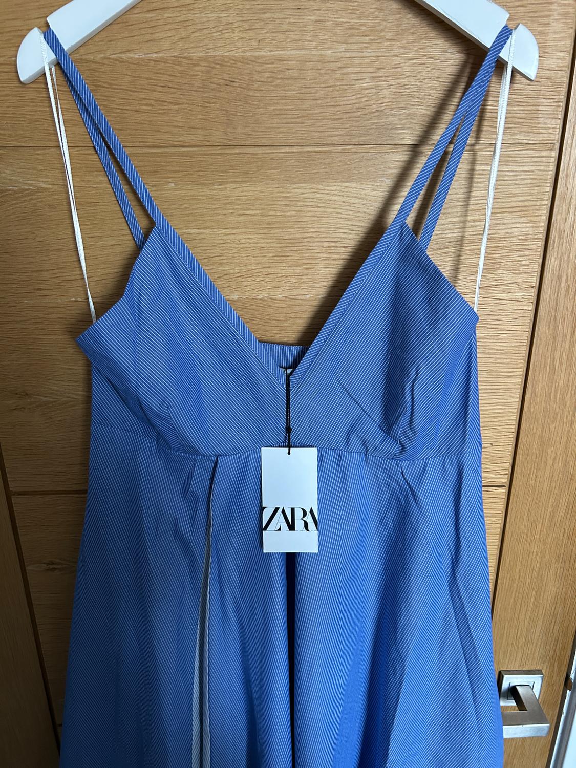 STRIPED POPLIN DRESS - Image 2