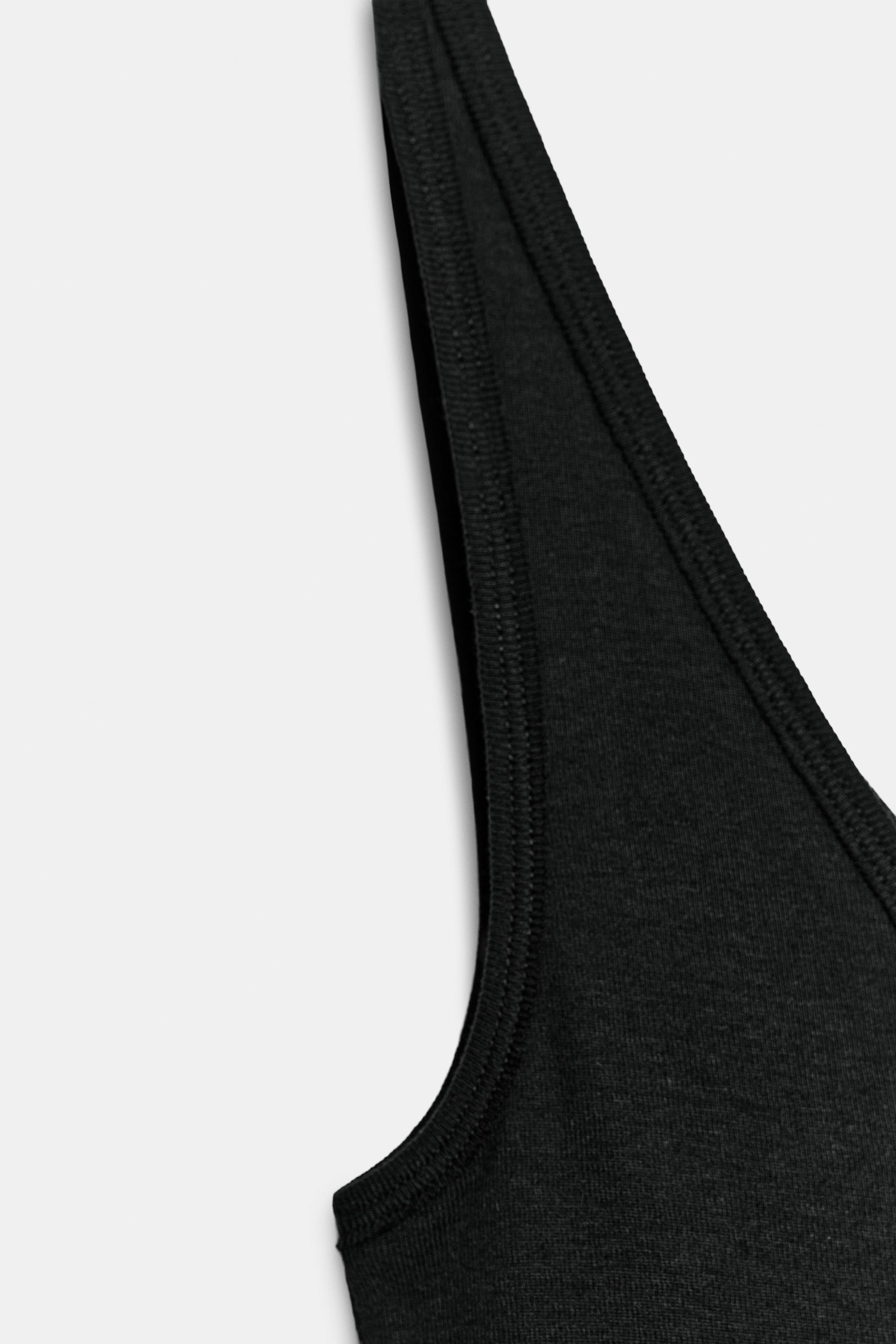 COTTON STRAP TOP