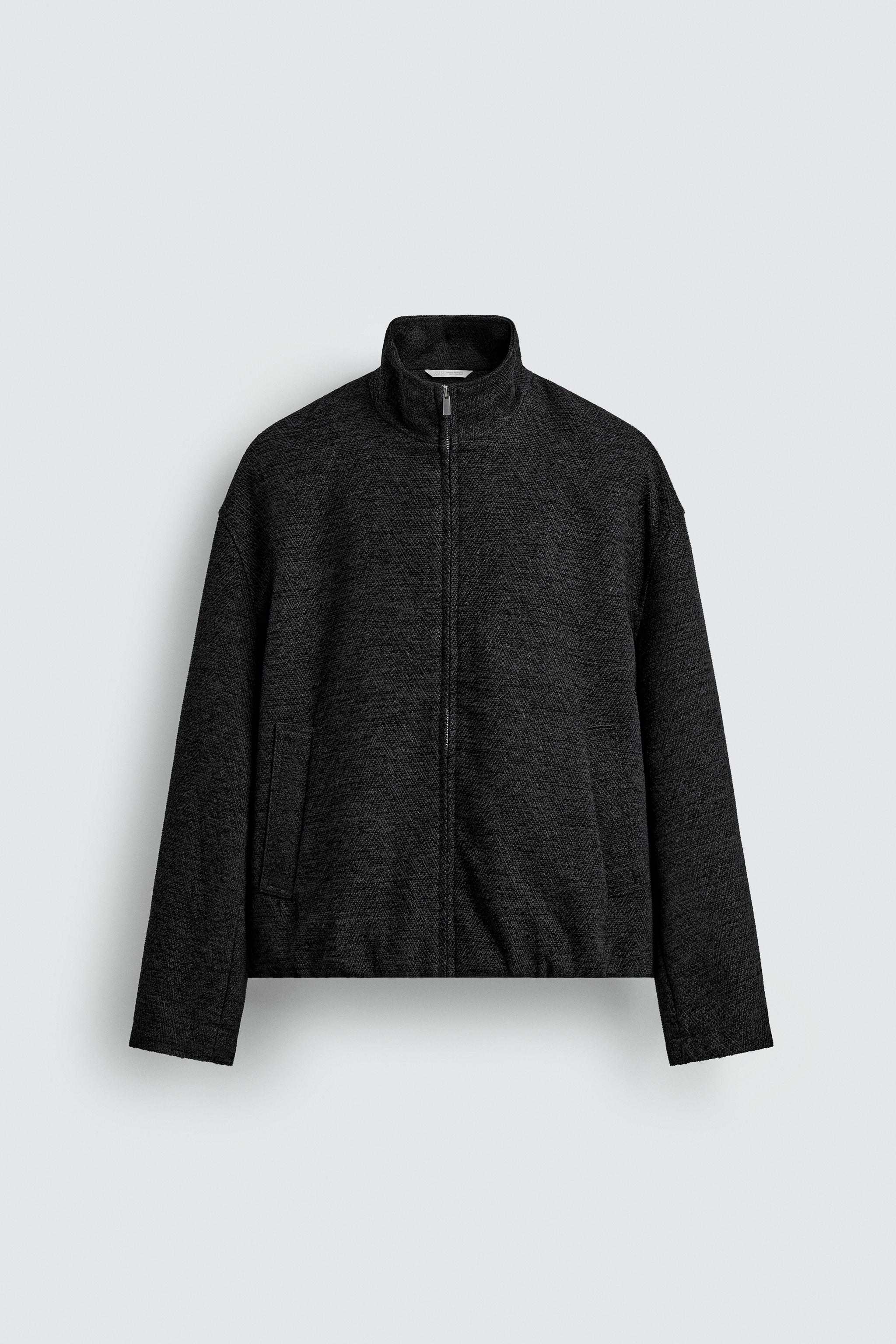 BLOUSON JACQUARD GÉOMÉTRIQUE