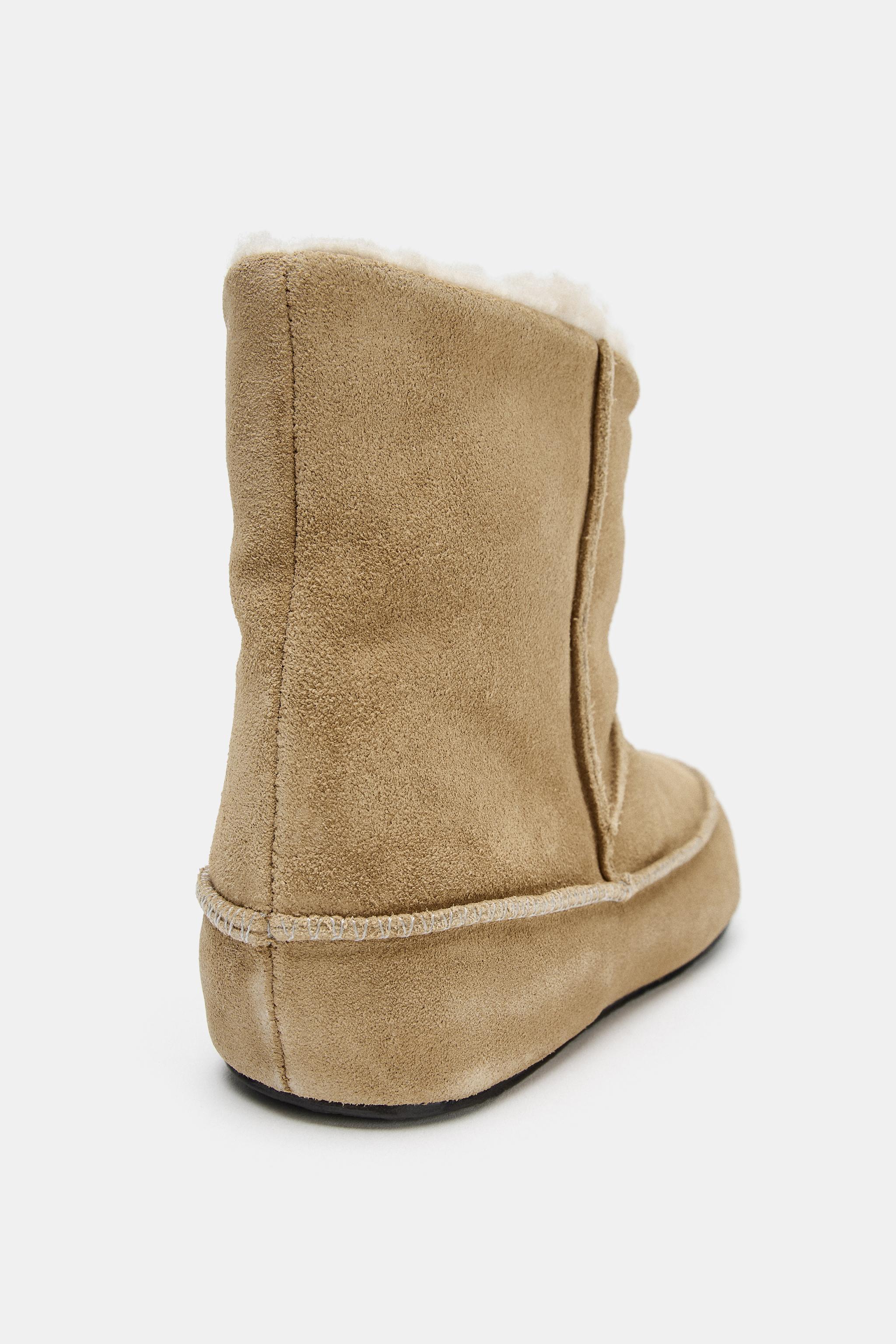 SOFT LEATHER ANKLE BOOTS