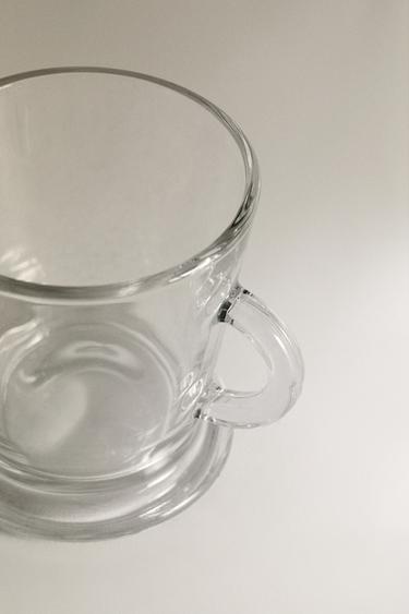 TRANSPARENT GLASS CAPPUCCINO CUP -  by Zara - Image 4