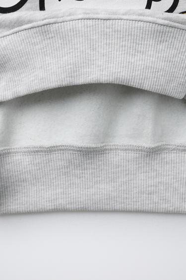 SWEAT IMPRIMÉ CINNAMOROLL © SANRIO - Gris chiné de Zara - Image 3