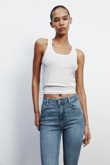 TRF HIGH-WAIST SKINNY JEANS - Blue by Zara - Image 2