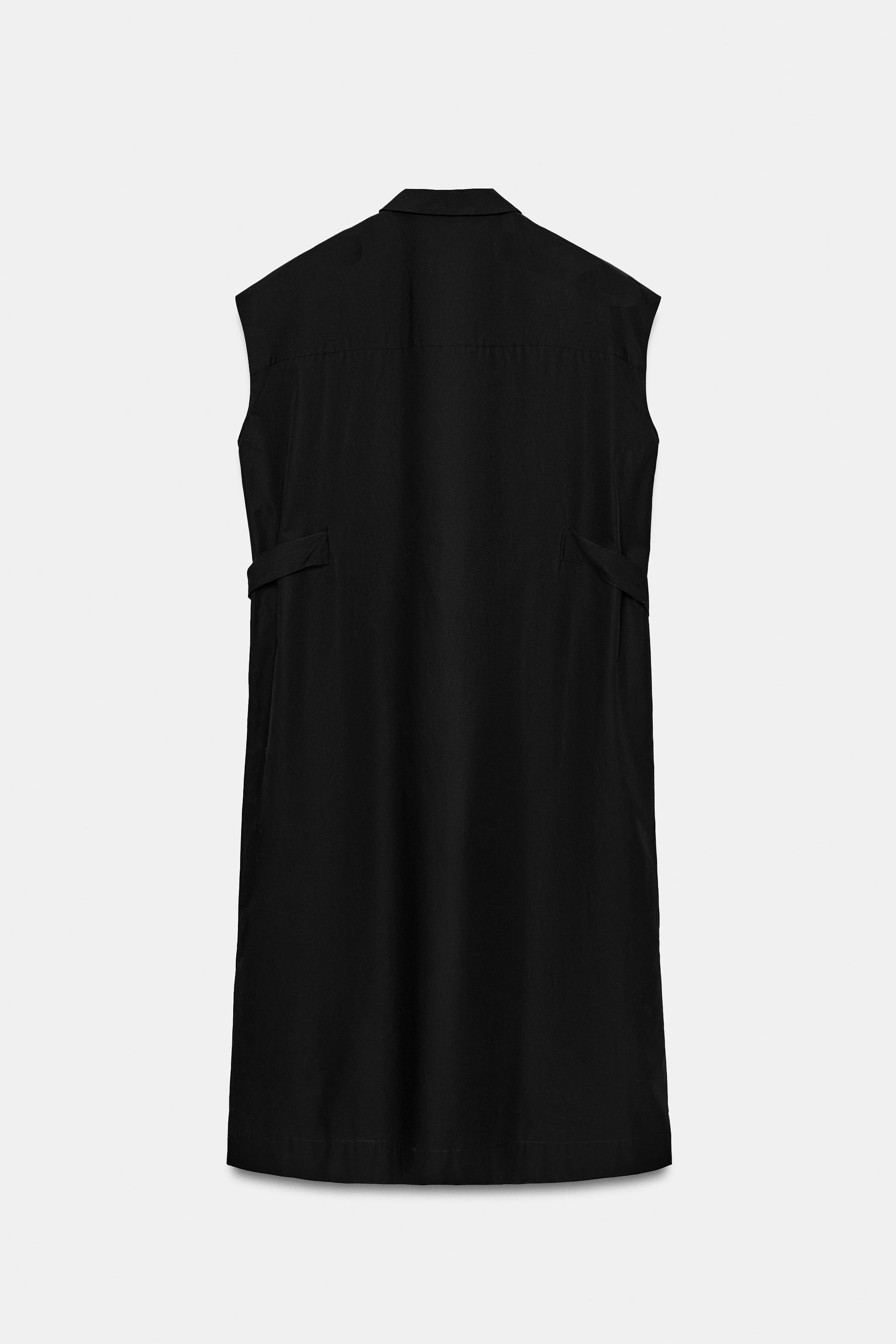 TIED SHIRT DRESS ZW COLLECTION