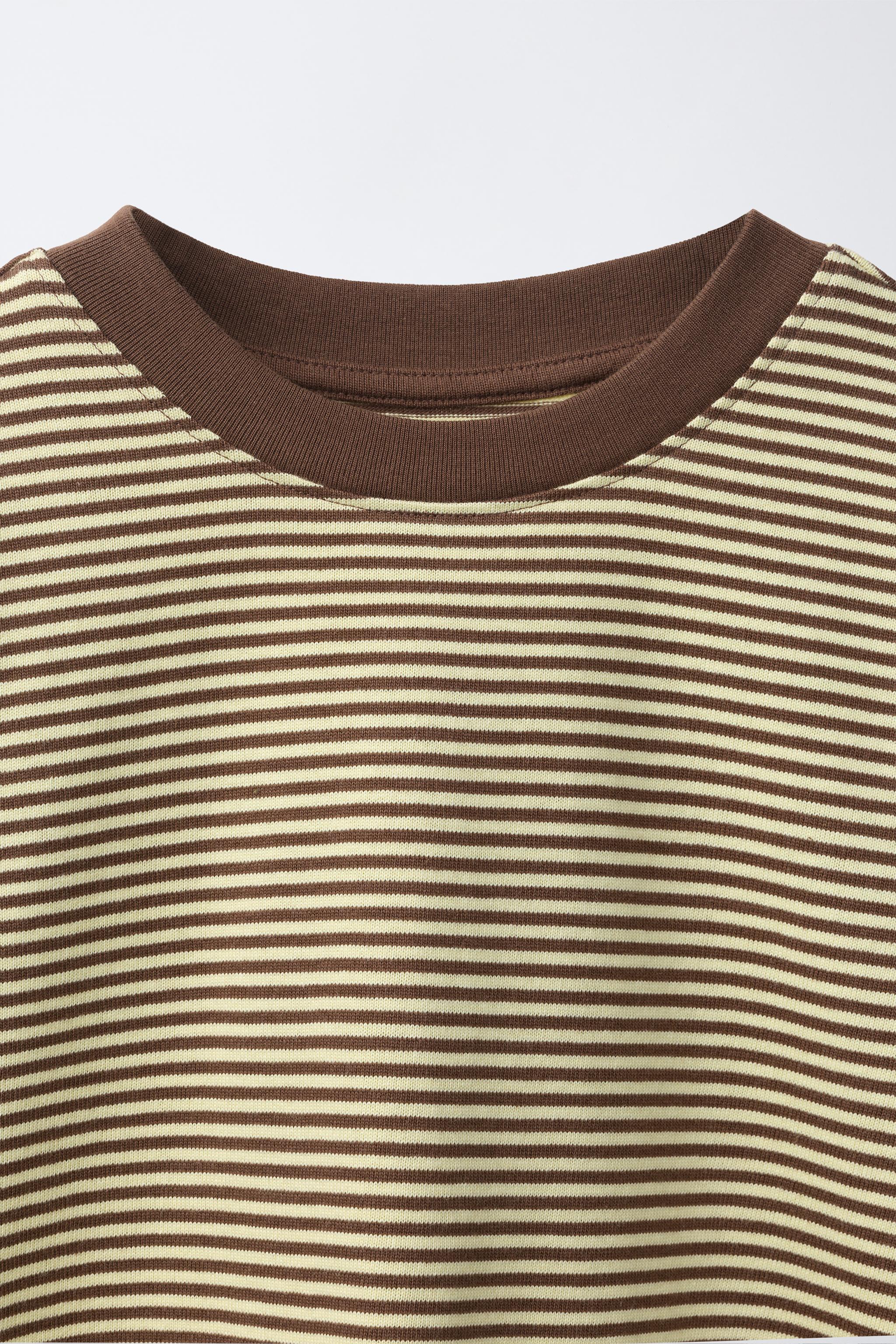T-SHIRT HEAVY WEIGHT À RAYURES
