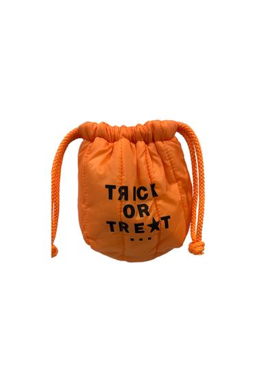 TRICK OR TREAT DRAWSTRING CROSSBODY BAG