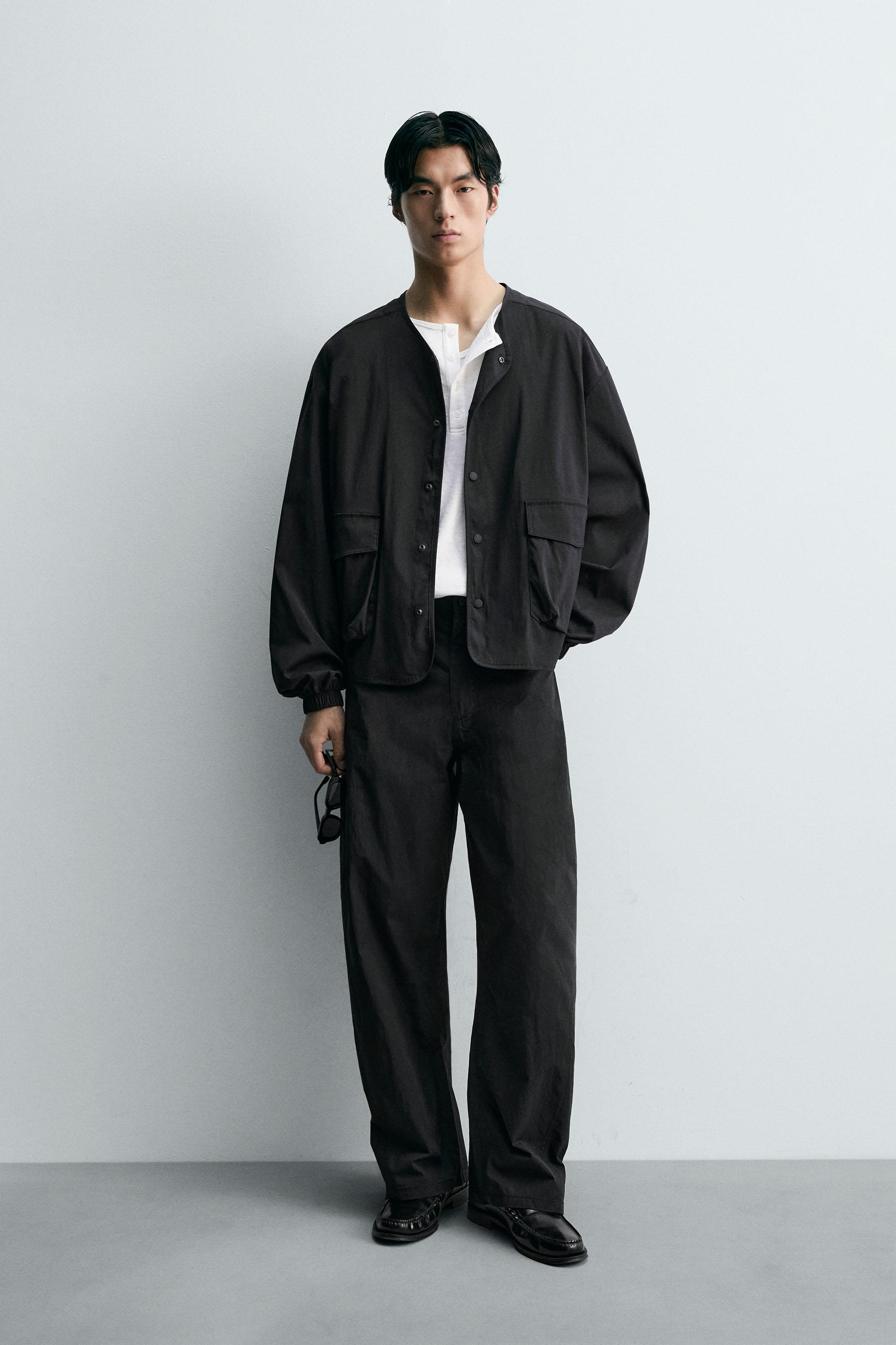 テクニカルポケット付きジャケット - ブラック | ZARA Japan / 日本