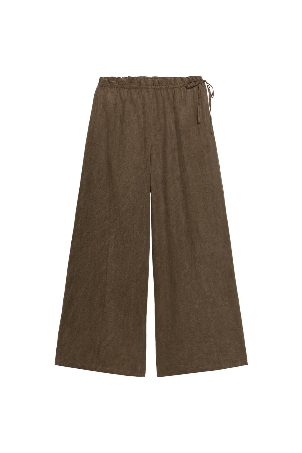 TIED PALAZZO PANTS - image 3