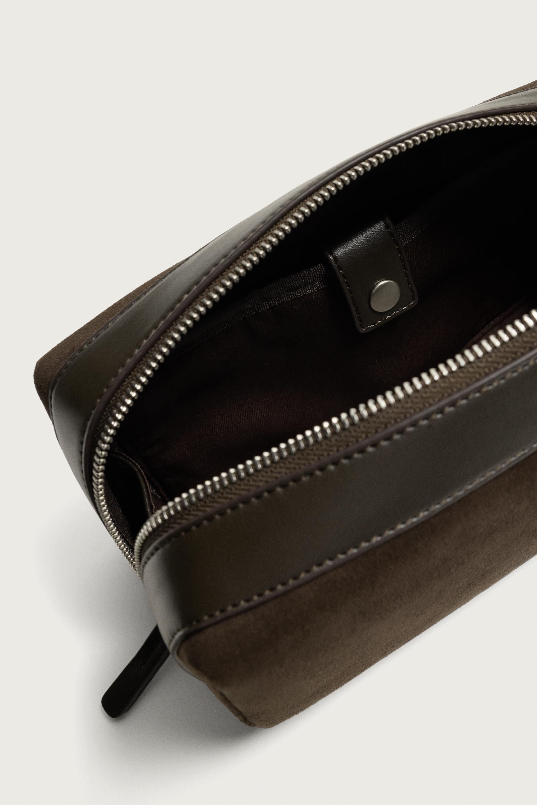 Мужские сумки Zara CONTRASTING TOILETRY — фото 4
