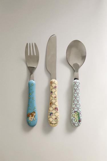 CHILDREN'S ©2026 HASBRO. MY LITTLE PONY CUTLERY SET - Multicoloured by Zara