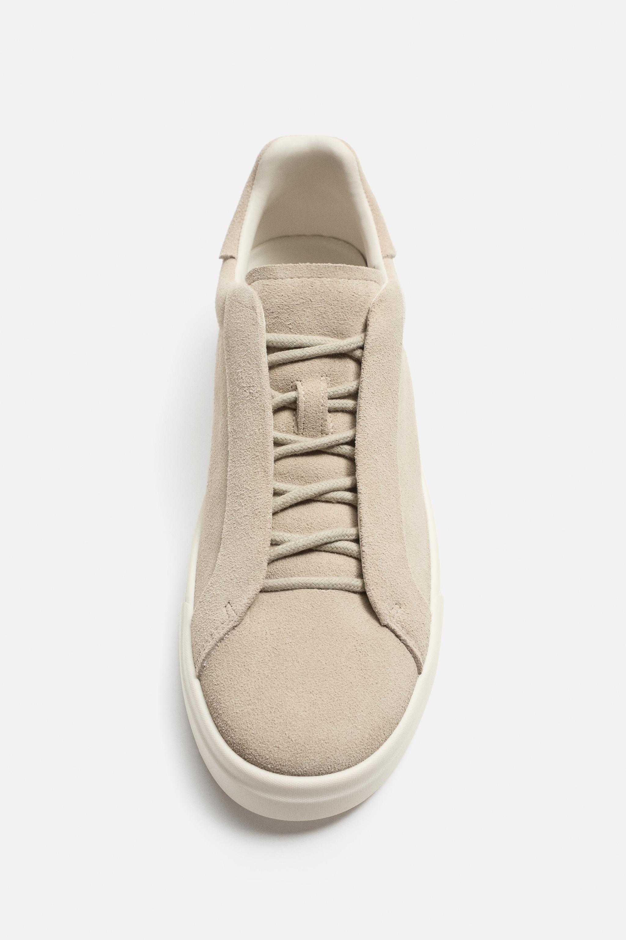 【ZARA】スケートスニーカー サンド/ブラウン | 2212/520/718 SKATE SNEAKERS - SAND/BROWN | ZARA United States