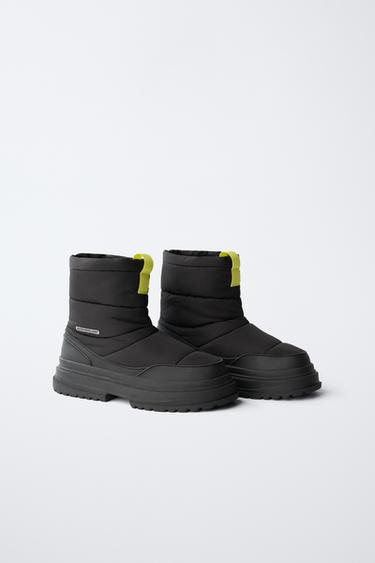 Zara WATER REPELLENT BOOTS - Black