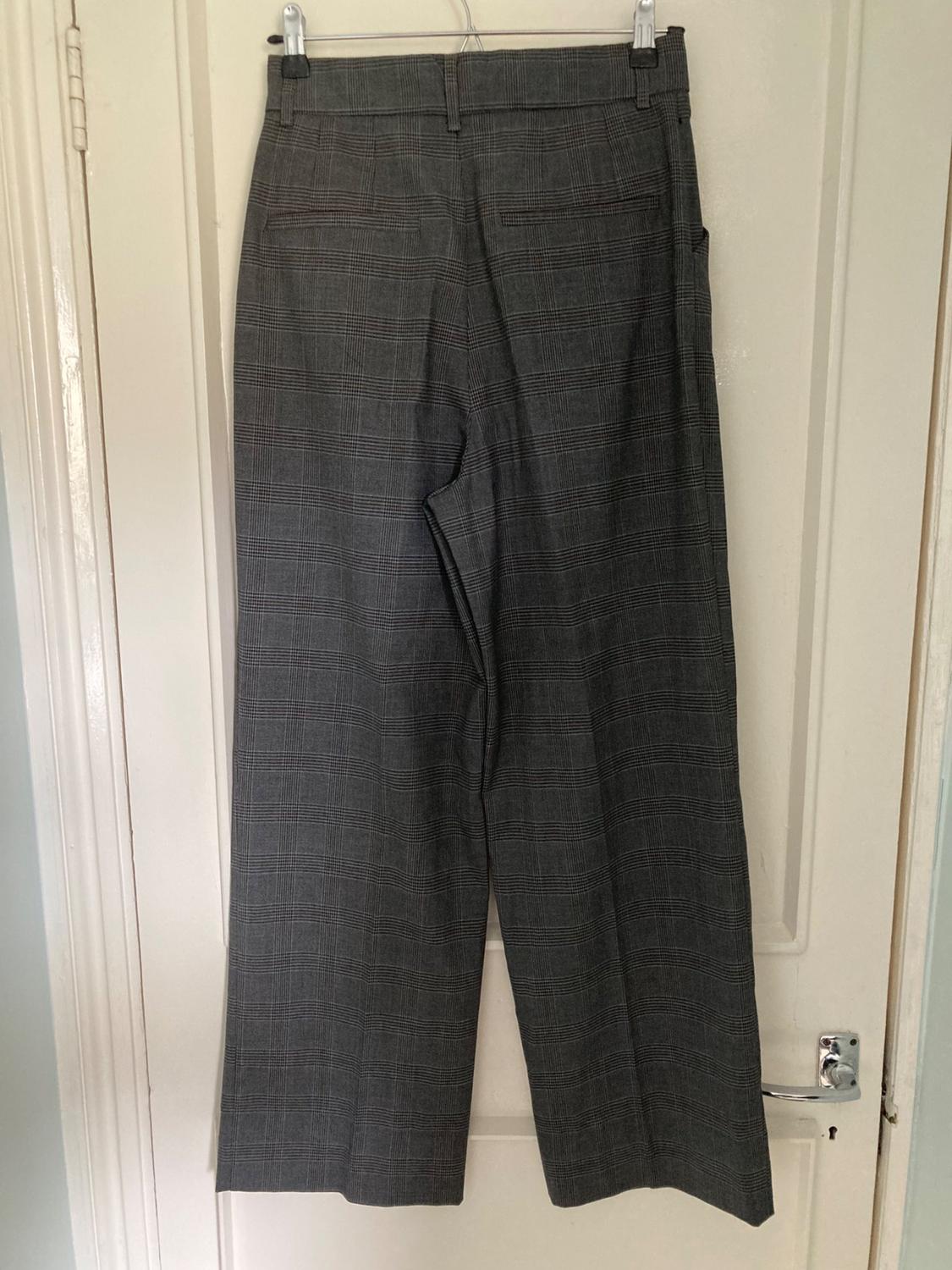 CHECK FULL-LENGTH TROUSERS - Image 2