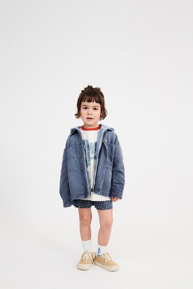 POINTELLE KNIT BERMUDA SHORTS - Blue by Zara