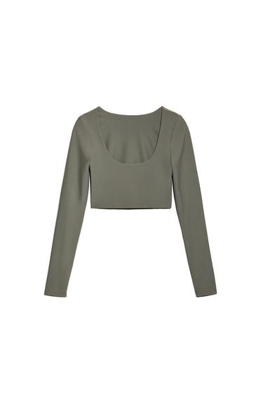 CROPPED STRETCH TOP