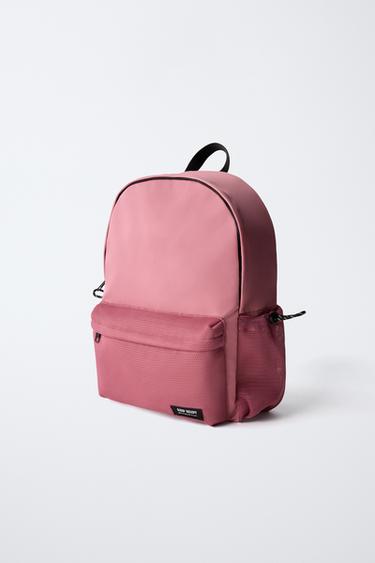 SAC À DOS ÉCOLE EN RÉSILLE - Rose de Zara - Image 1
