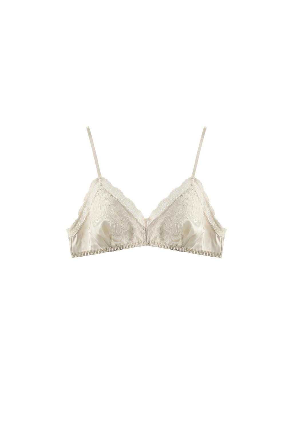 SILK BLEND LACE BRALETTE - image 3