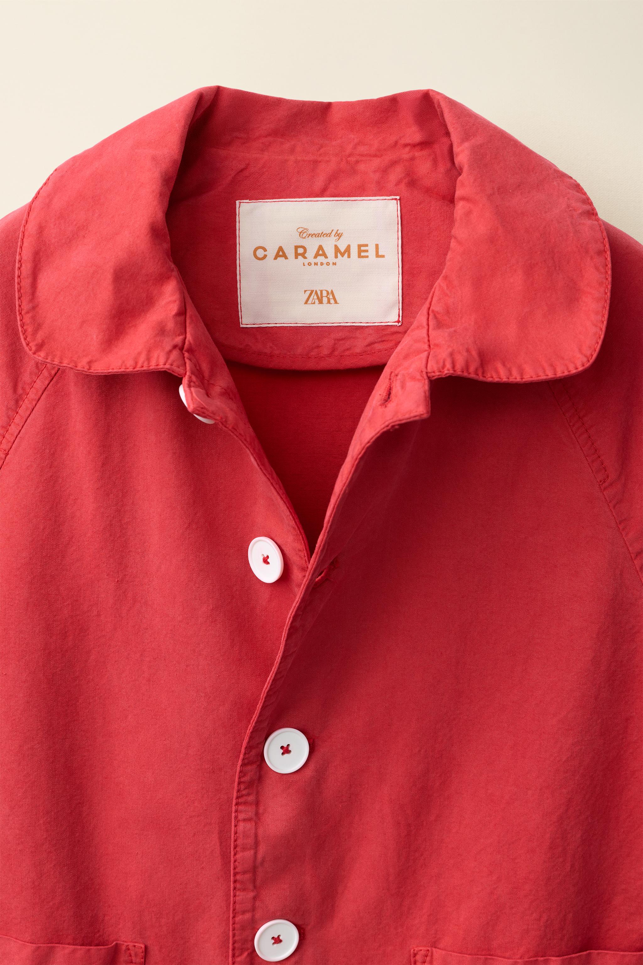 トレンチコート CREATED BY CARAMEL LONDON X ZARA - レッド | ZARA