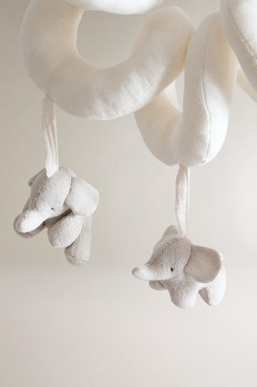 ELEPHANT ACTIVITY SPIRAL - Grey by Zara - Image 1