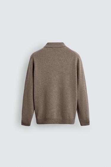 POLO PUNTO LANA - CASHMERE - Tostado vigoré de Zara