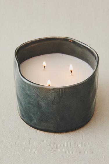 (150 G) BOUGIE PARFUMÉE VIBRANT ROSE - Gris bleu de Zara - Image 4