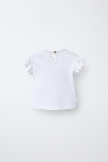 HAUT BRODERIE SUISSE - Blanc de Zara - Image 1
