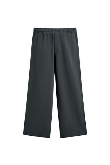 BASIC WIDE-LEG JOGGERS