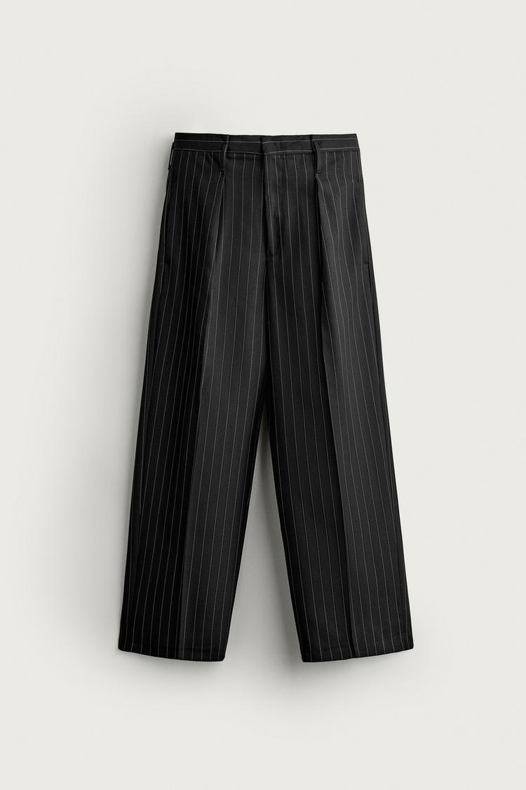 Pantalon pliegues traje raya diplomatica
