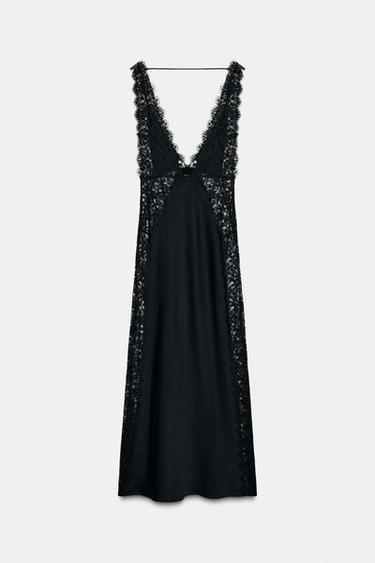 Zara TOP EN DENTELLE À MANCHES LONGUES | Place Rosemère