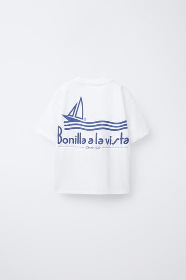 BONILLA A LA VISTA ® X ZARA PRINTED T-SHIRT - White by Zara - Image 1