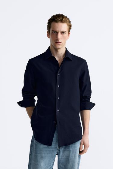 ZARA COLLECTON Men Solid Formal Grey Shirt - Buy ZARA COLLECTON