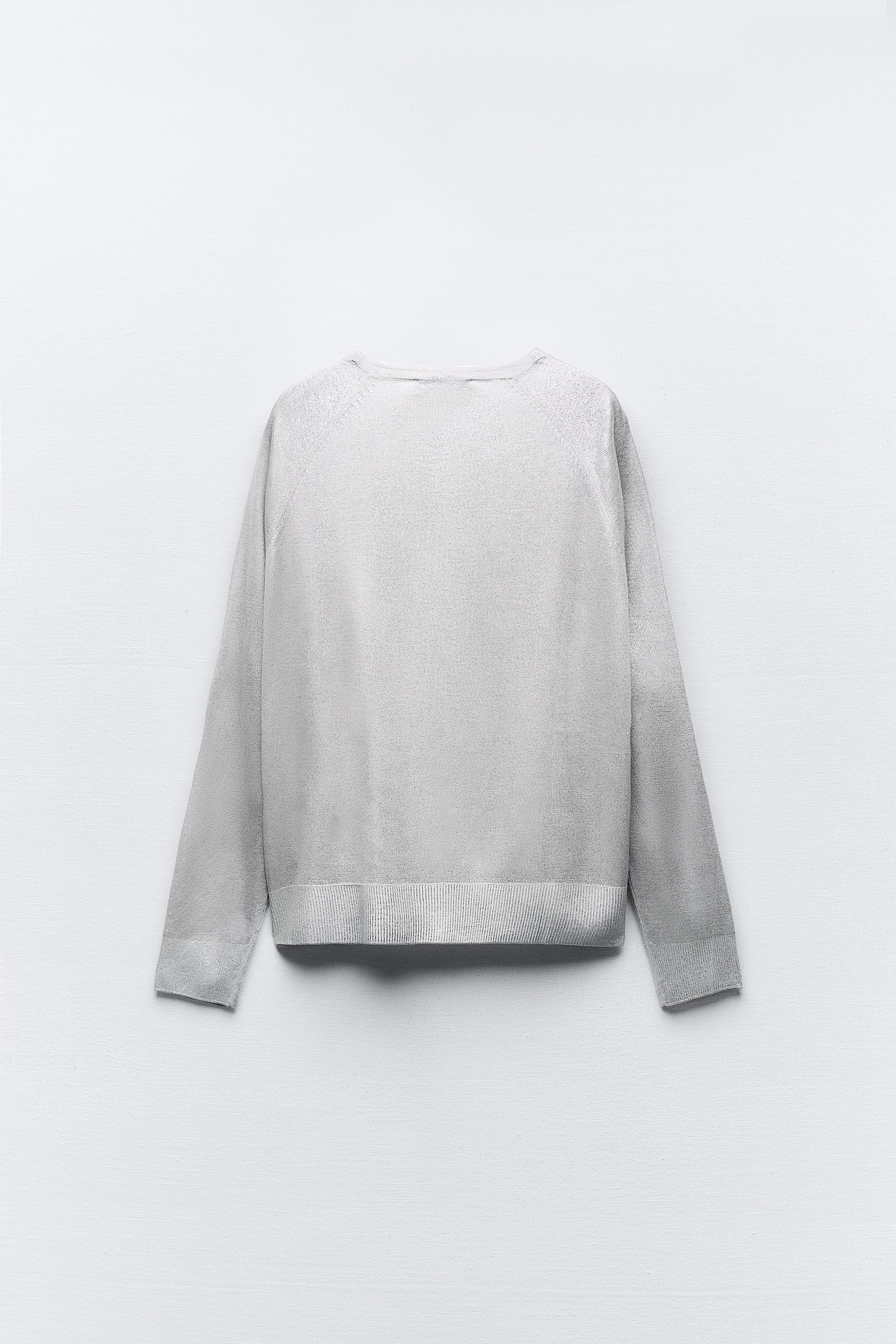 Long hotsell gray sweater