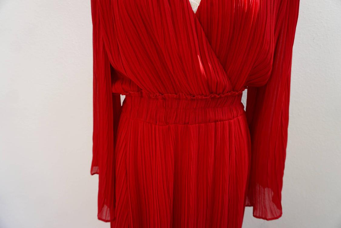 PLEATED MIDI DRESS - Image 4
