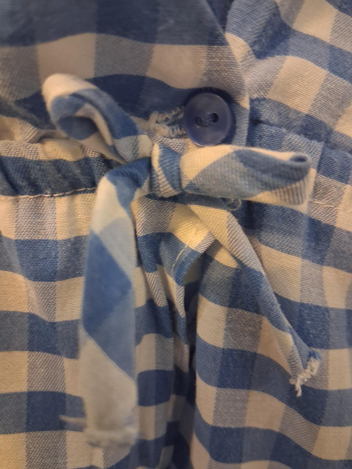 CHECKED CROSSOVER DRESS - Image 4