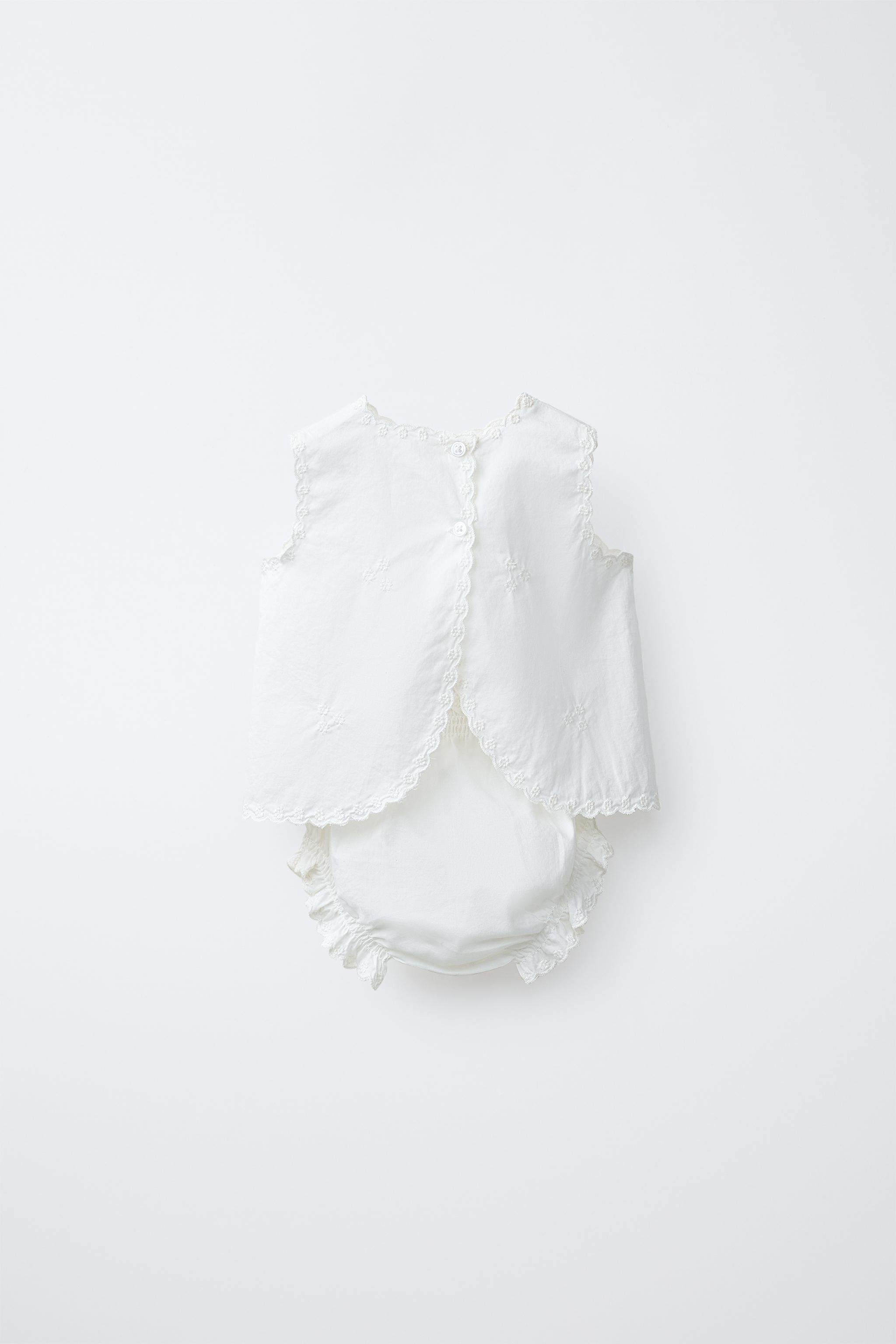 EMBROIDERED SHIRT AND BOTTOMS SET