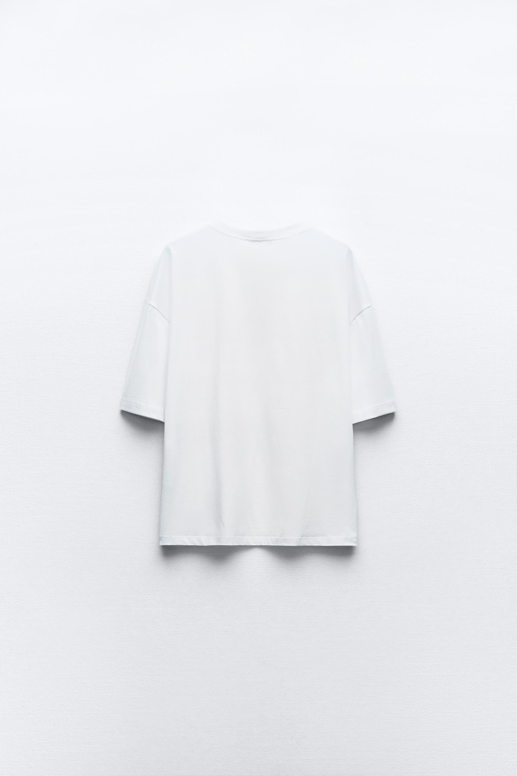 テキスト Tシャツ - ホワイト | ZARA Japan / 日本