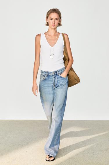 Zara Cotton blend tank top - White - Image 0