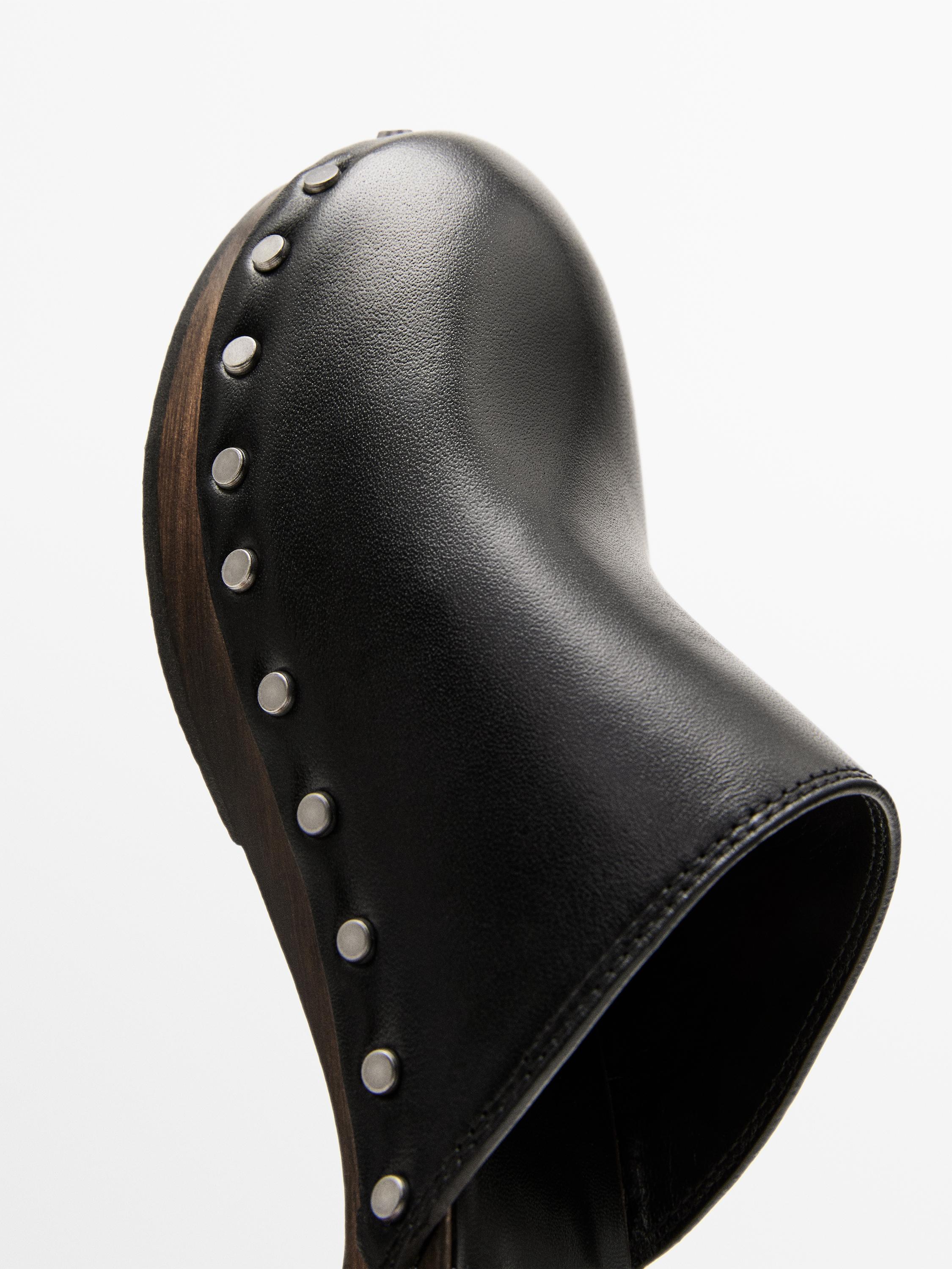 Mules à talon