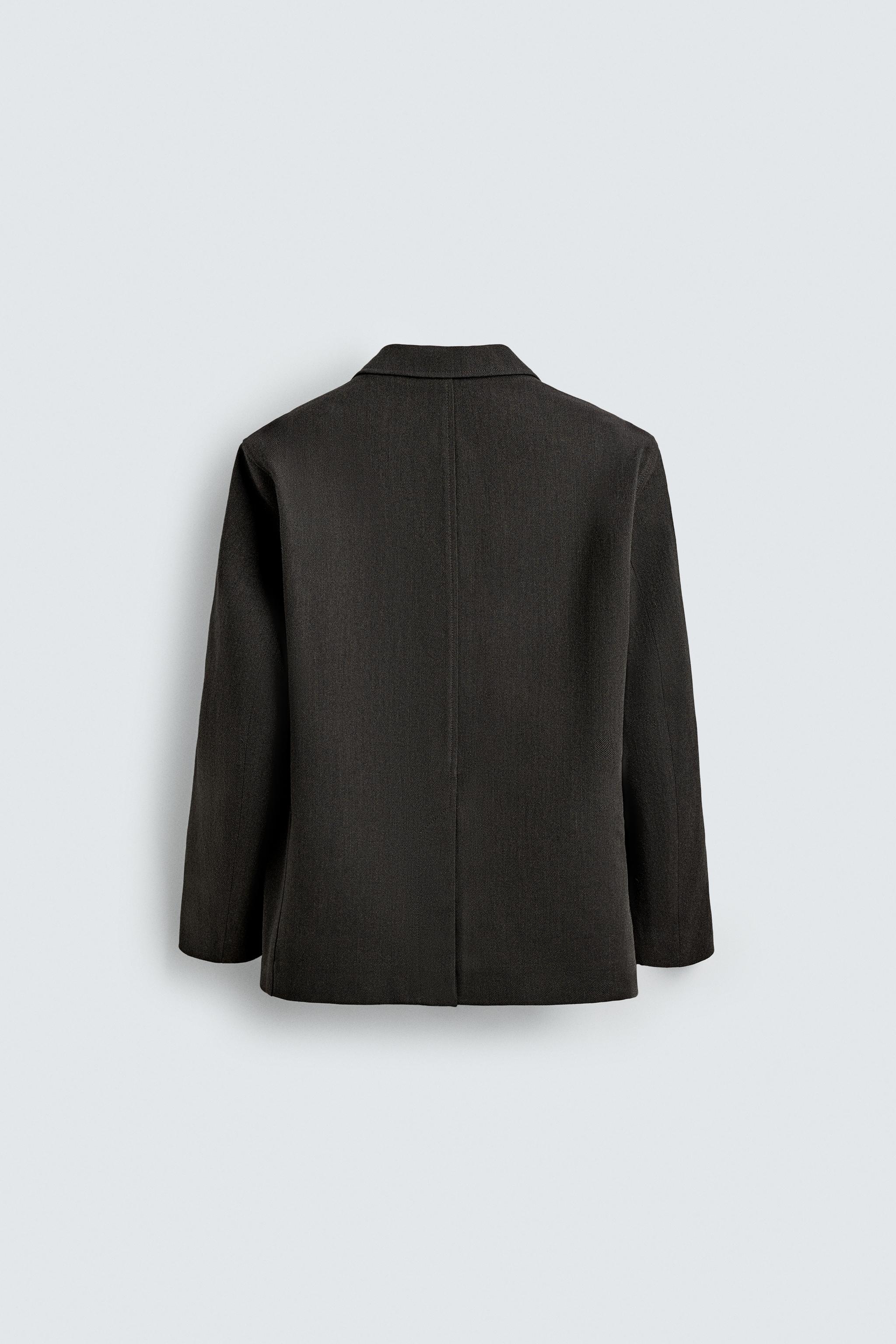 WOOL BLEND POCKET BLAZER